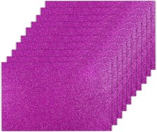 Glitter Foam Sheets 10 Pcs, 7.8"x11.8" Sparkling Craft Paper for DIY