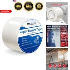 Vapor Barrier Tape Waterproof Heavy Duty Seam Repair 4 Inch x 180 ft