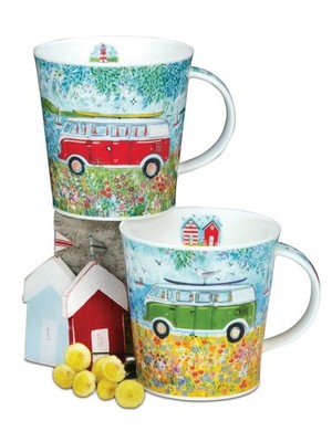 Dunoon Becher Cairngorn Cool Campers Fine Bone China Porzellan Bunt 480 ml