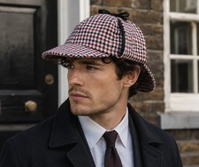 Sherlock Holmes Deerstalker Hat Adult Costume Party. NEW in Package