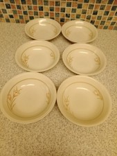 VINTAGE BILTONS SPRING BOUQUET CROCUS DESIGN 6 X CEREAL/DESSERT BOWLS