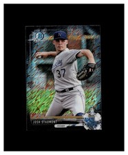 2017 Bowman Chrome Mini Prospects Black Shimmer Refractor Josh Staumont /100
