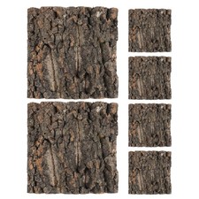  6 Pcs Cork Bark Background Wall Reptile Decor Chameleon Enclosure