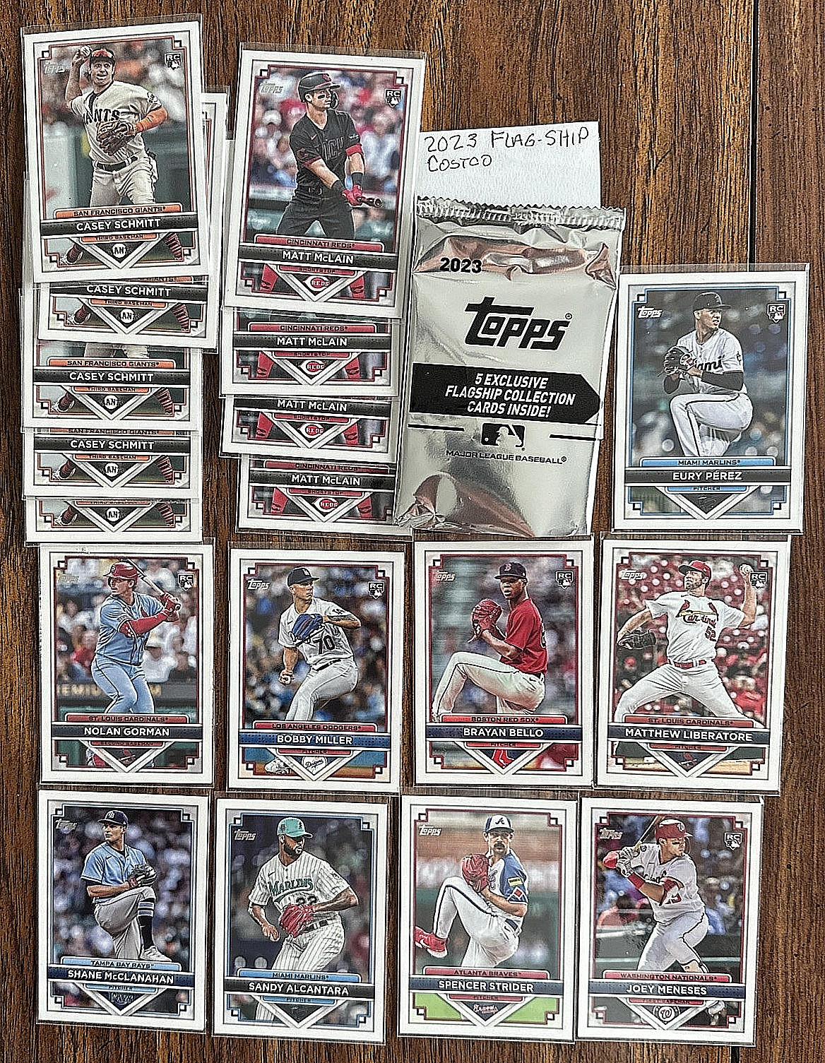 2023 TOPPS FLAGSHIP COLLECTION SILVER PACK LOT of 18 cards with 15 RC 💥⚾💥