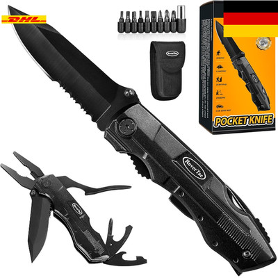 RoverTac Multitool | Rostfreier Stahl | Selbstverriegelung