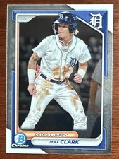 Max Clark 2024 Bowman Chrome Prospects #BCP-74 Detroit Tigers