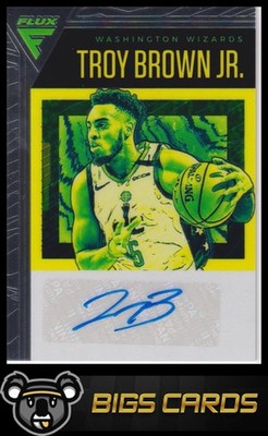 NBA トロイブラウン Troy Brown Jr. Gold Auto RC 2019-20 Panini Chronicles #FA-TBJ Troy Brown Jr. Flux Auto #/99 | eBay