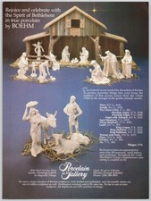 Boehm Nativity Manger Porcelain Gallery Sculp...