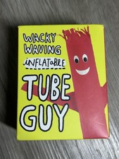 Wacky Waving Inflatable Tube Guy Mini Desk Toy w Book Running Press New