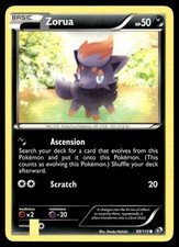 Zorua Legendary Treasures Common 89/113 2013 Pokemon TCG on eBay