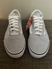 NWT Women's Vans Old Skool Suede Blue  White Shoes Size 5