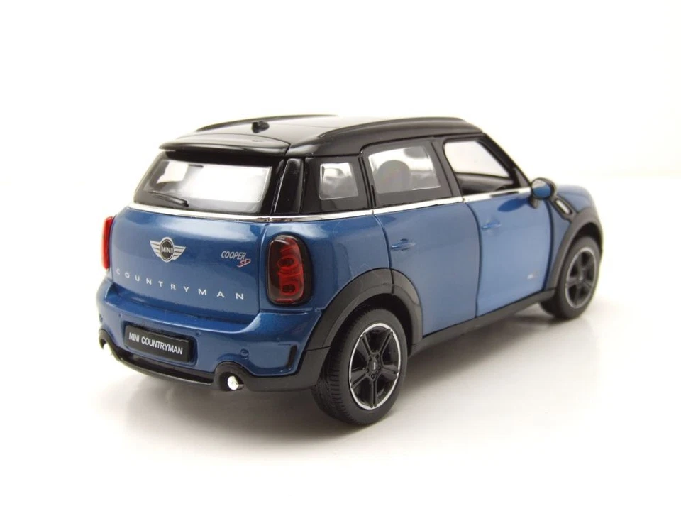Mini Cooper S Countryman R60 Blu Modellino 1:24 Rastar - Immagine 2 di 4