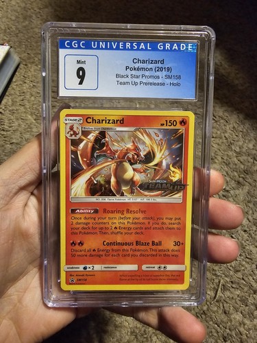 Charizard graded CGC 9 for sale on eBay