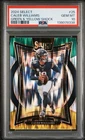 2024 PANINI SELECT GREEN & YELLOW SHOCK #25 CALEB WILLIAMS ROOKIE RC PSA 10