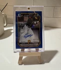 Bowman 1st On Card Auto Edward Florentino /150 TRUE BLUE THE NEXT KONNOR GRIFFIN