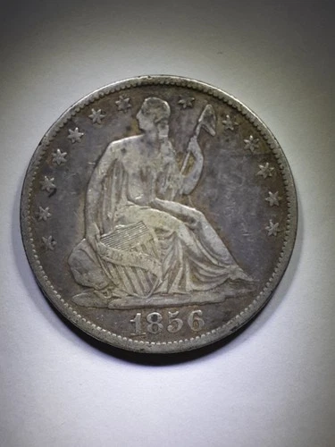 1856-O Seated Liberty Half Dollar Silver Original Surfaces Great Album Coin