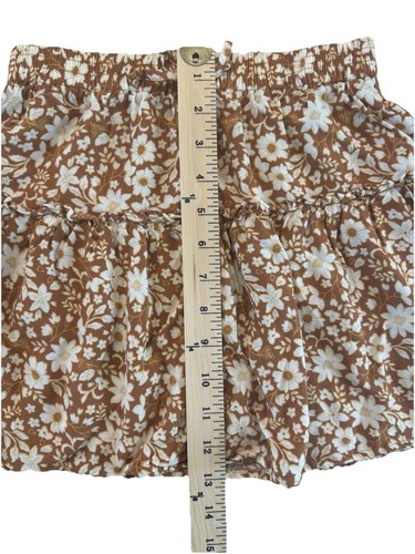 Kensie Girl 2 Piece Outfit/Set Brown Crop Knit Tank Top & Floral Skirt Size 10 - Picture 12 of 12