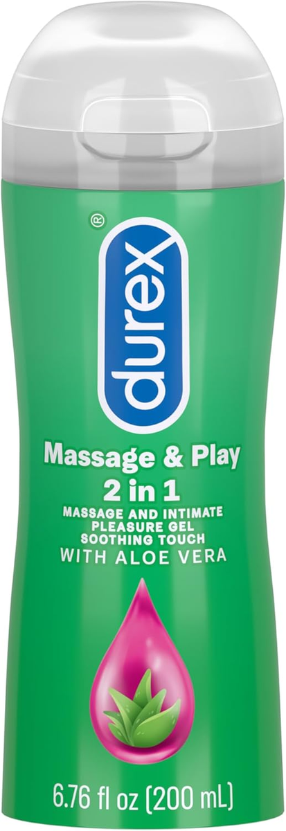 Durex Massage & Play 2 in 1 Lubricant, 6.76 Oz., Soothing Touch with Aloe  Vera | eBay