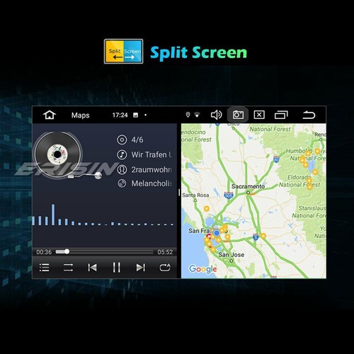 Android 12 Autoradio DAB für VW Touareg T5 Multivan Transporter 8-Kern WIFI Navi - Bild 8 von 12