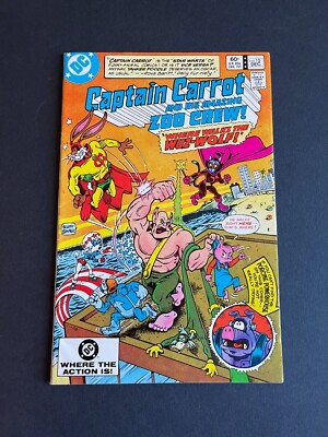 Captain Carrot #10 - Curse of the Wuz-Wolf! (DC, 1982) VF+