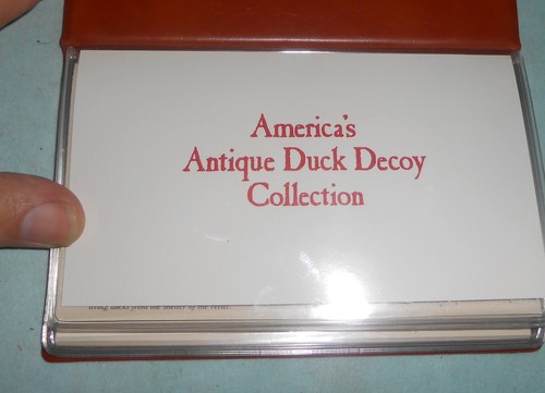 1985 FIRST DAY OF ISSUE STAMP COLLECTION by FLEETWOOD of 5 ANTIQUE DUCK DECOYS - Picture 2 of 14