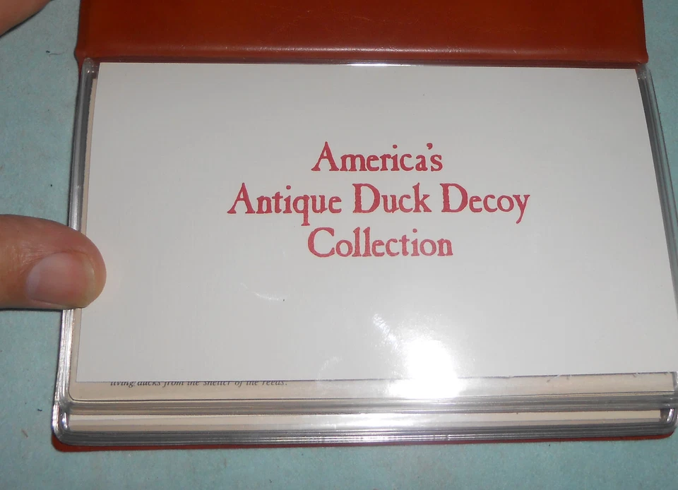 1985 FIRST DAY OF ISSUE STAMP COLLECTION by FLEETWOOD of 5 ANTIQUE DUCK DECOYS - Image 2 of 4
