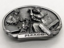 Vtg FLEXCO 1988 Flexible Steel Lacing Co. Belt Bucking Miners Mines