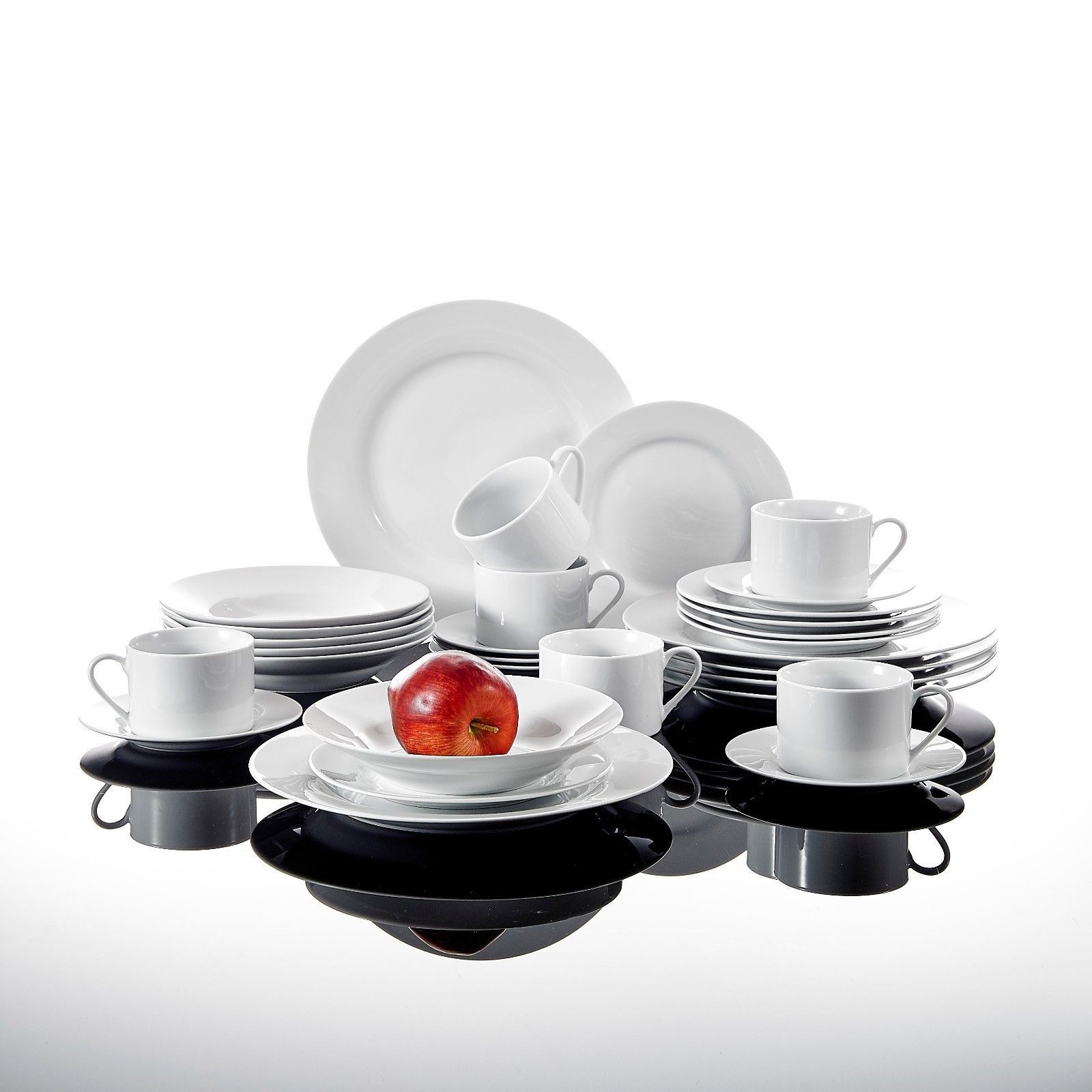 30Pcs Ceramic Porcelain Dinner Coffee Set Dinnerware Side Soup Plate Cups Mugs 30Pcs Ceramic Porcelain Dinner Coffee Set Dinnerware Side Soup Plate Cups Mugs