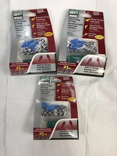 Safety Works Corded Multiple-Use Tri-Flange Ear Plug 25 dB NRR-SWX00231 LOT OF 3