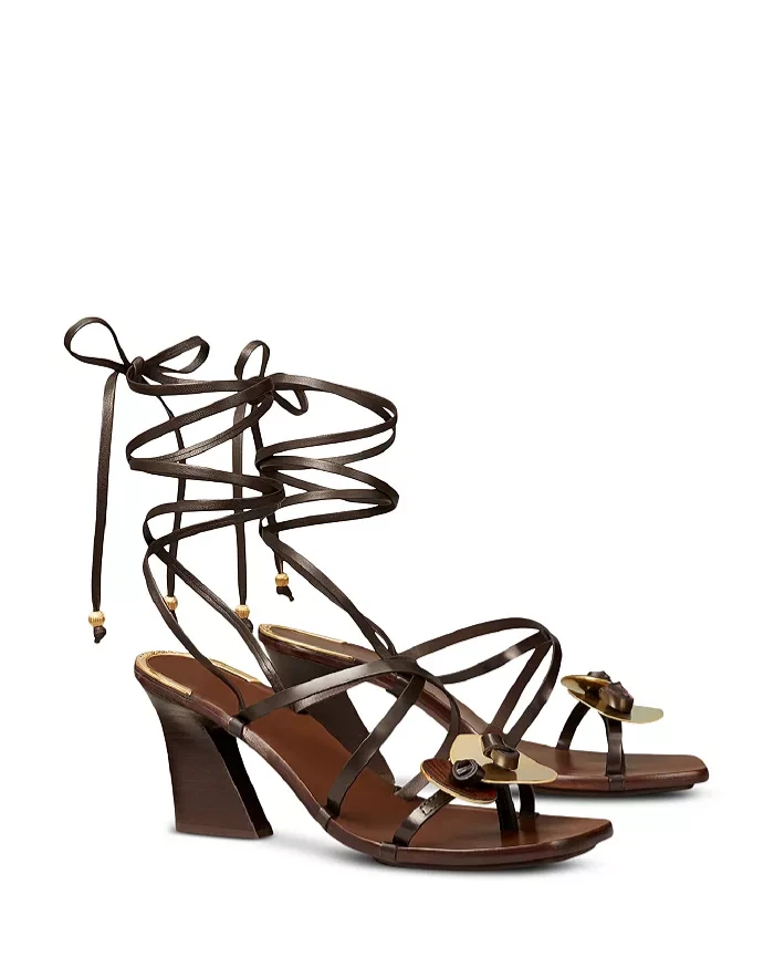 Tory burch heeled sandals cheap