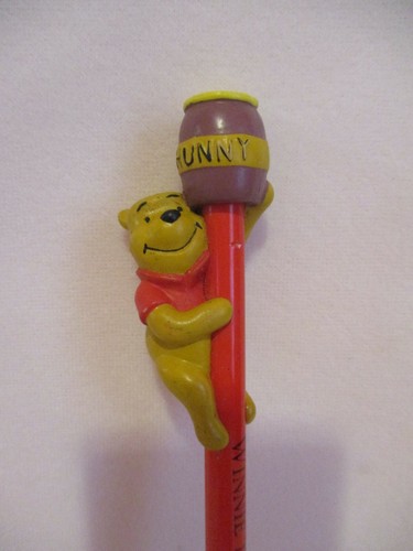 Winnie Puuh Bleistift - Sammlerstück - 7" - Pooh hält Honigtopf - Vintage