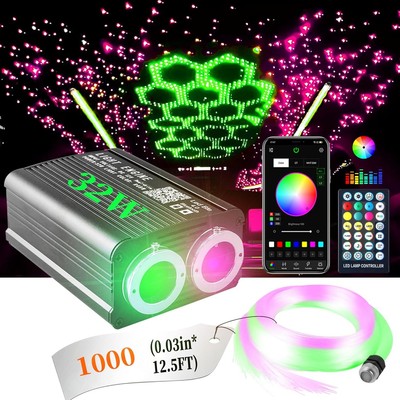 Auto RGBW LED 100-1400 Sternenhimmel Twinkle Meteor Lichtfaser Glasfaser Optik