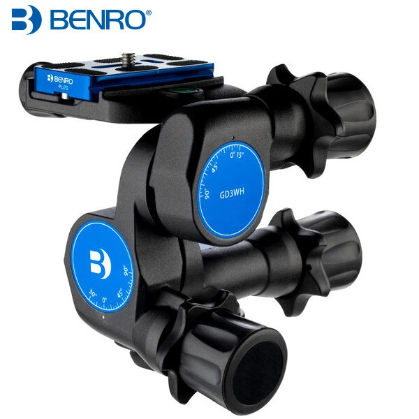 BENRO GD3WH 3-Way Geared Tripod Head Camera Tripod Head Precise Positioning - image 4 of 4
