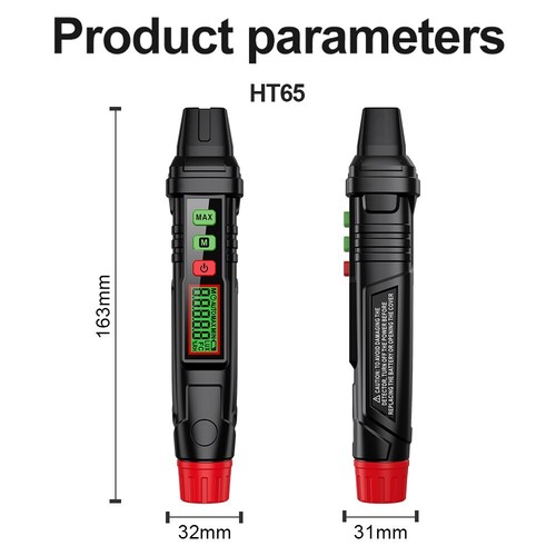 HABOTEST HT65 Digital Mini Wood Moisture Meter Detector Tester Humidity Paper - Picture 5 of 16