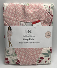 Women's Size Medium Flora Nikrooz Wrap Robe Super Soft Comfortable Fit Floral