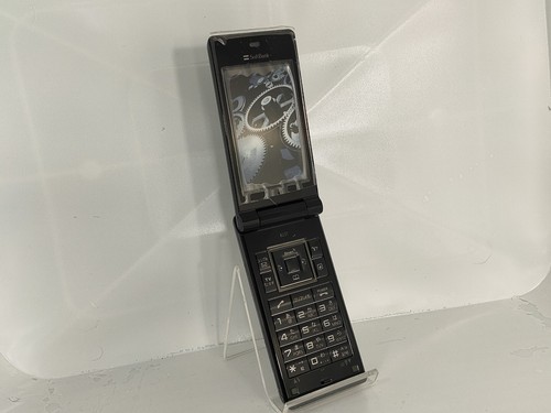 【Factice !】 Toshiba 823T (couleur noir) softbank-japon téléphone portable qui ne fonctionne pas - Photo 2 sur 3