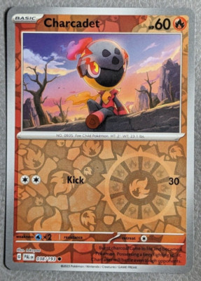 Charcadet Reverse Holo NM PAL 038/193 Paldea Evolved Pokemon Card