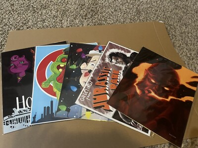 Bam Box 5 Artist Signed Prints (Ghostbusters, Bojack, Hellboy, More)