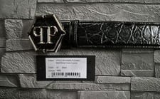 PHILIPP PLEIN BELT MATT CROCO LUXURY / 110 / ...