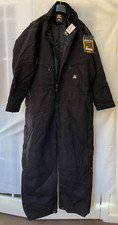 Berne Quilt Lined Overalls - Medium weight - Size XL - Black   BNWT