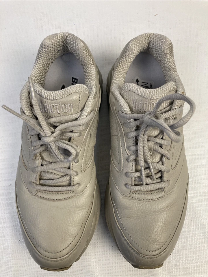 Brooks Addiction Walker Zapatos para Caminar Beige EE. UU. Para Mujer Talla 10 Estrechos AA GUC Foto 3 de 4