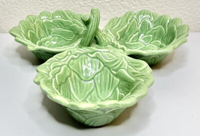 John Derian X Target Artichoke 3 Section Stoneware Serving Bowl 10 oz Green | eBay