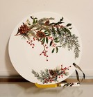 Williams Sonoma Woodland Berry Cheese Plate / Board with Knife NEW