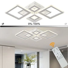 LED Acrylic Ceiling Lamp Flush Mount Light Bedroom Modern Living Room Chandelier