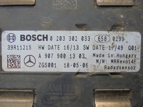 MERCEDES SPRINTER 2019 SENSOR RADAR ECU A9079001303 - Imagen 4 de 12
