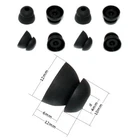8x Ear Pads for Soundcore Life P2/A1/A2/Libertyneo Headphones Double Fins