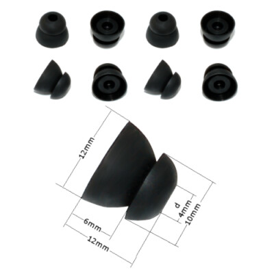 8x Ohrpolster für Soundcore Life P2/A1/A2/LibertyNeo Kopfhörer doppelte Lamellen