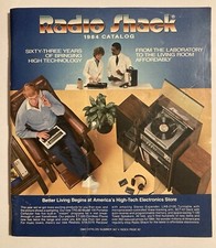 Vintage 1984 Radio Shack Catalog Electronics First Computers Printer Radios