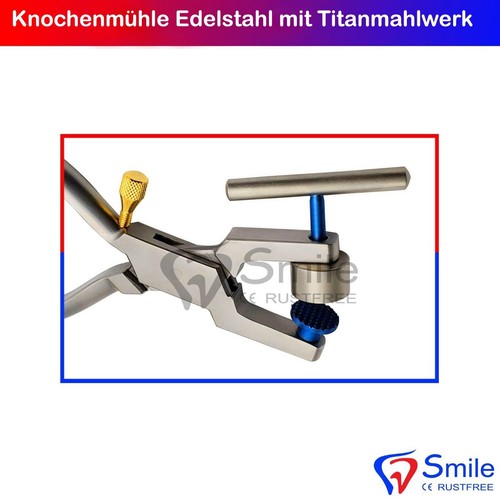 Knochenmühle mit Titanmahlwerk Implatologie Implantat Zahnheilkunde Dental - Bild 4 von 7