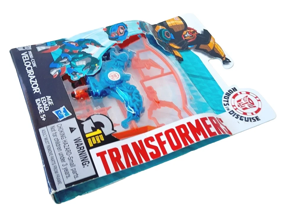 Transformers Robots In Disguise (2014) Mini-Con Velocirazor Figure - Image 4 of 4